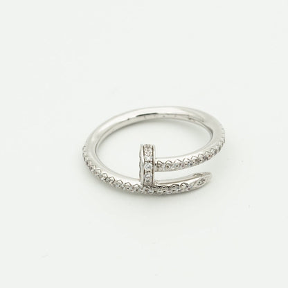 [VA]JUSTE RING 1.8MM SILVER DIAMONDS
