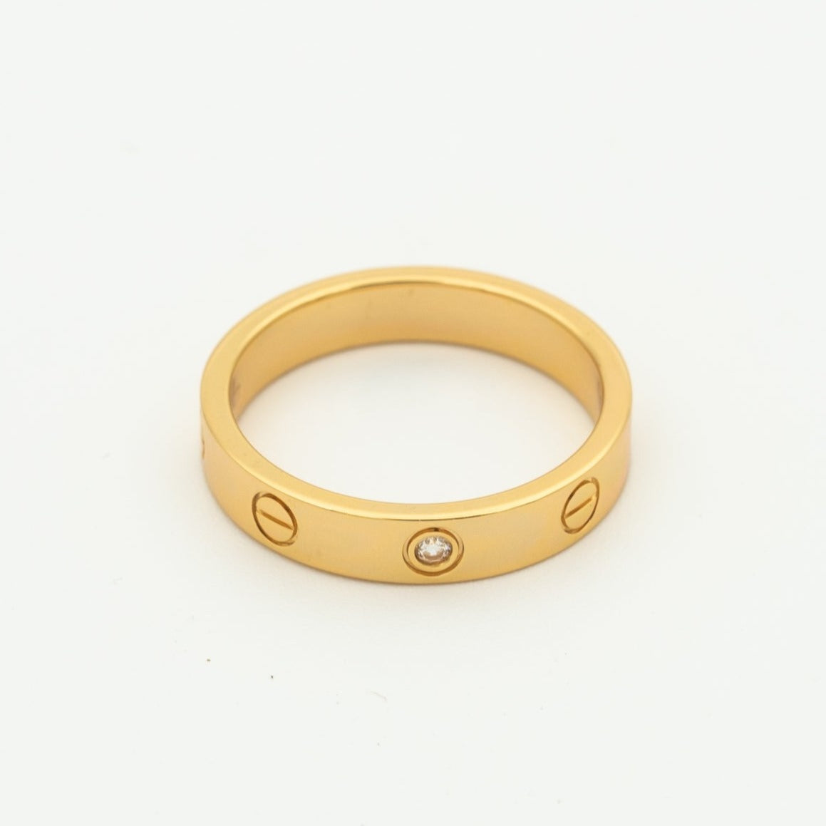 [VA]LOVE RING 4MM 1 DIAMANT ROSÉGOLD