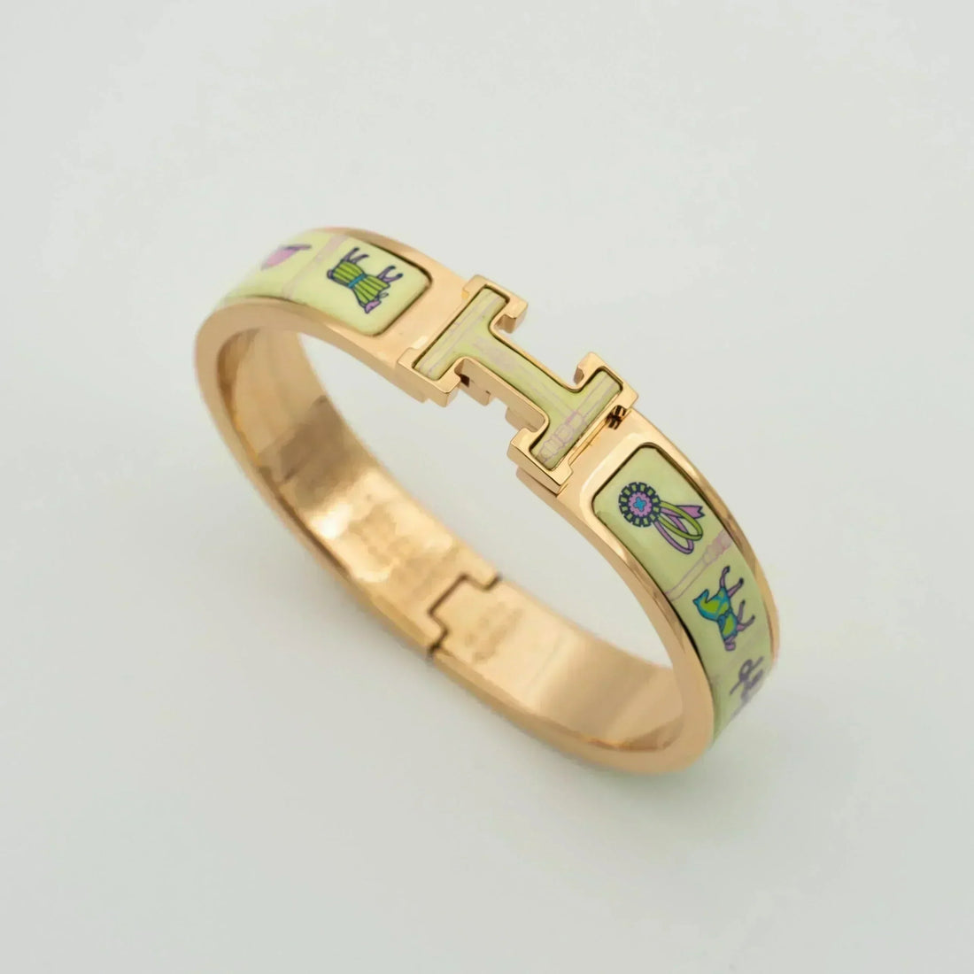 [VA]H ARMBAND ROSÉGOLD CREMEKERAMIK