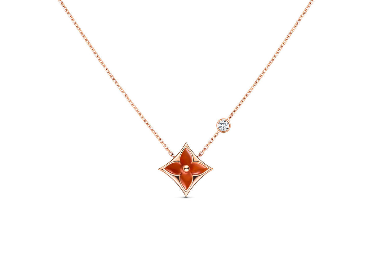 [VA]STERN-HALSKETTE ROSÉGOLD 1 DIAMANT