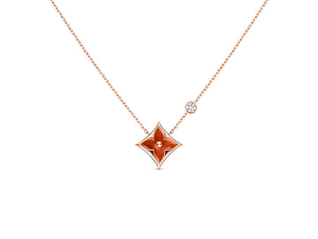 [VA]STERN-HALSKETTE ROSÉGOLD 1 DIAMANT
