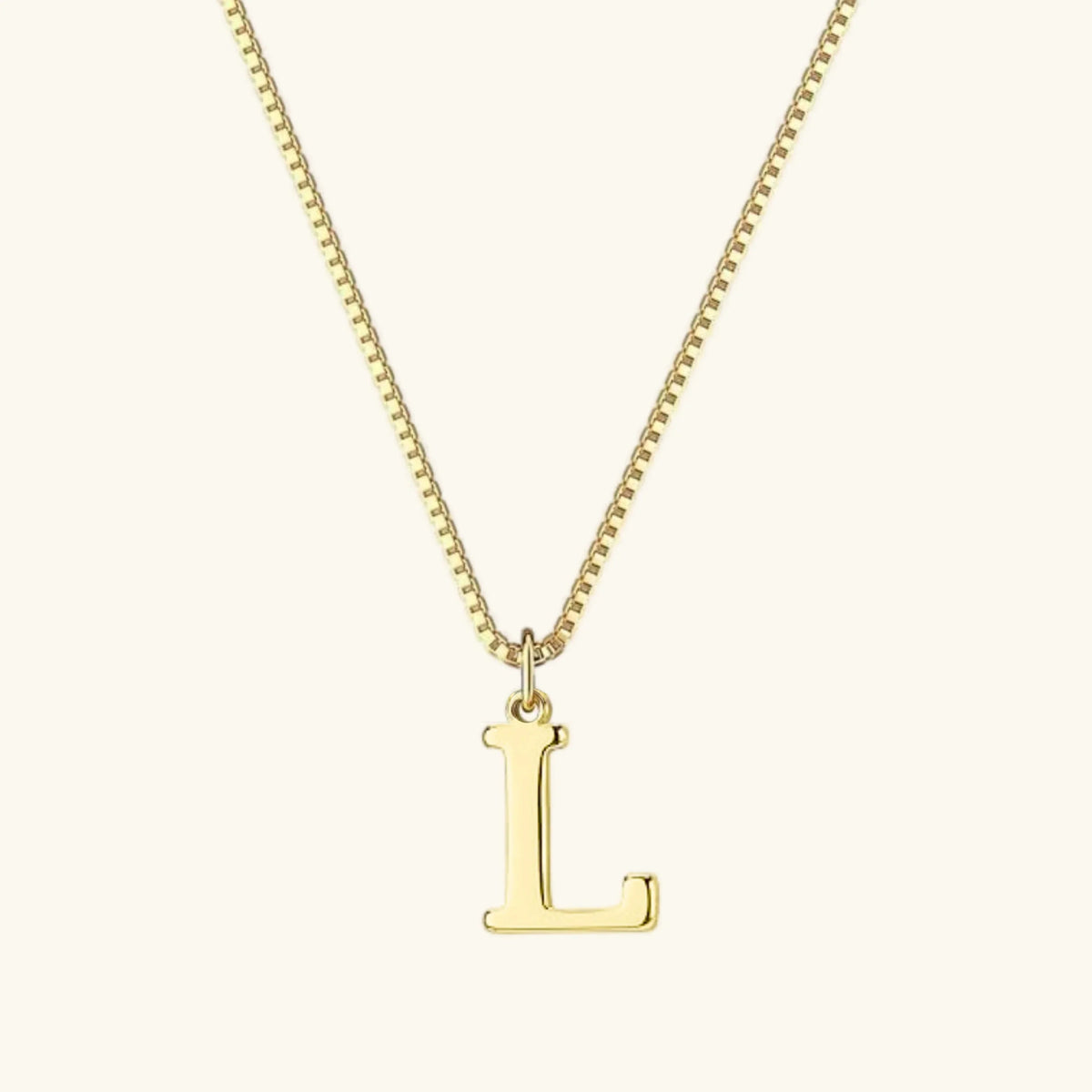 [VA]Therese Initialen-Halskette in Gold