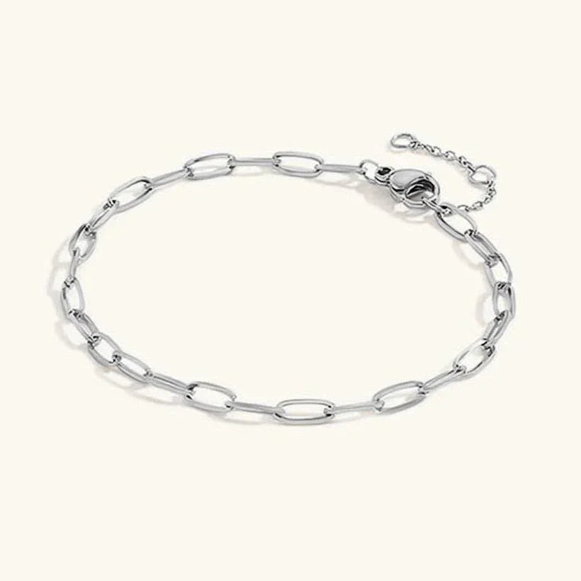 [VA]Maybelle Gold Paperclip Chain Bracelet