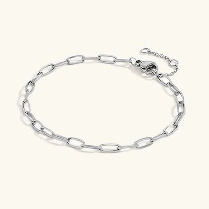 [VA]Maybelle Gold Paperclip Chain Bracelet