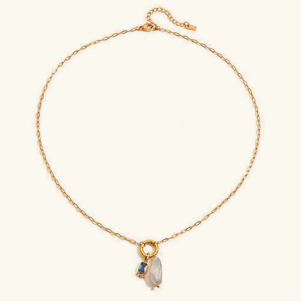 [VA]Caitlin Birthstone Pearl Necklace