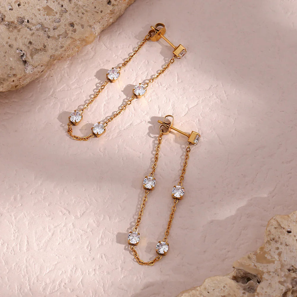 [VA]Iris Diamond Earrings