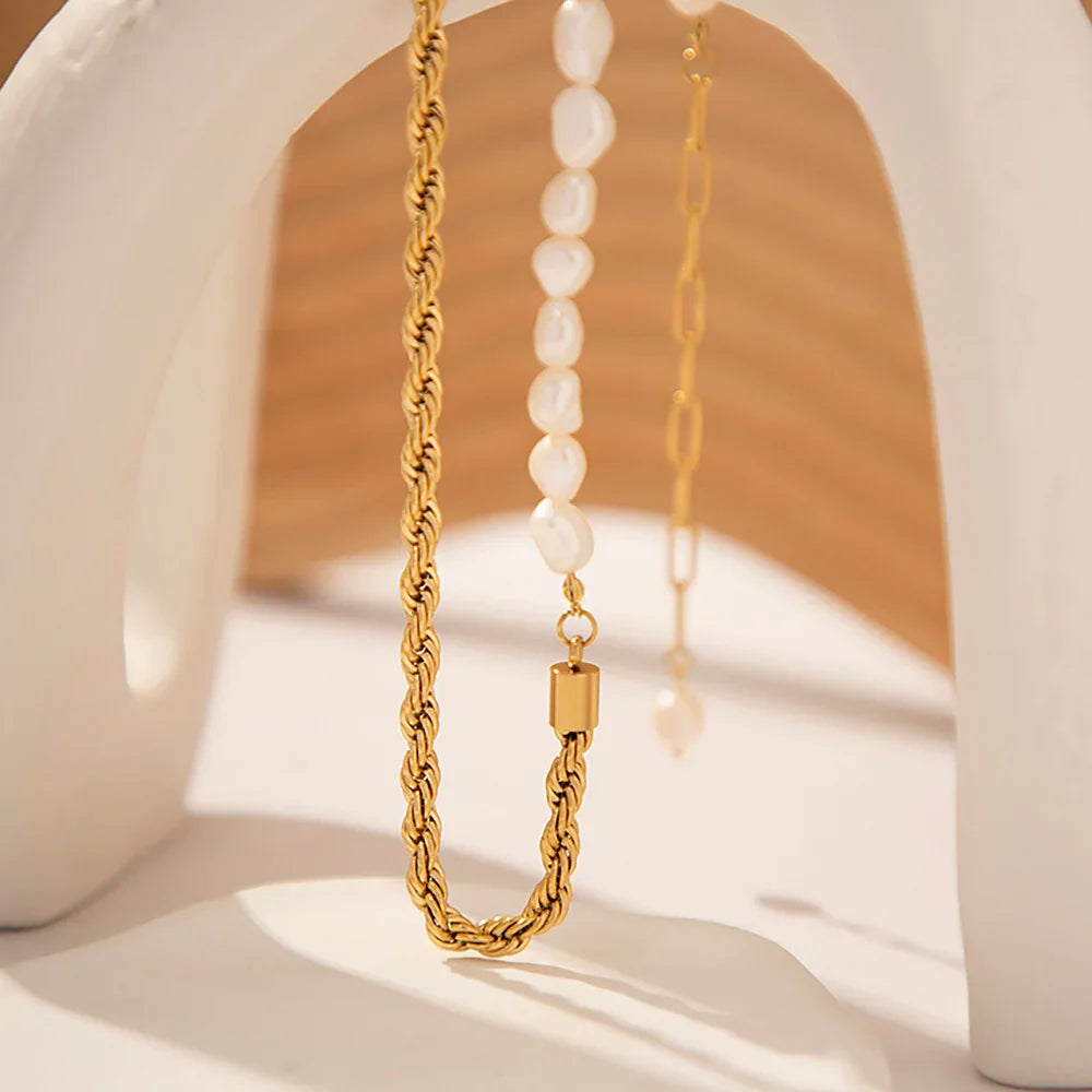 [VA]Dualia Gold-Perlenkette