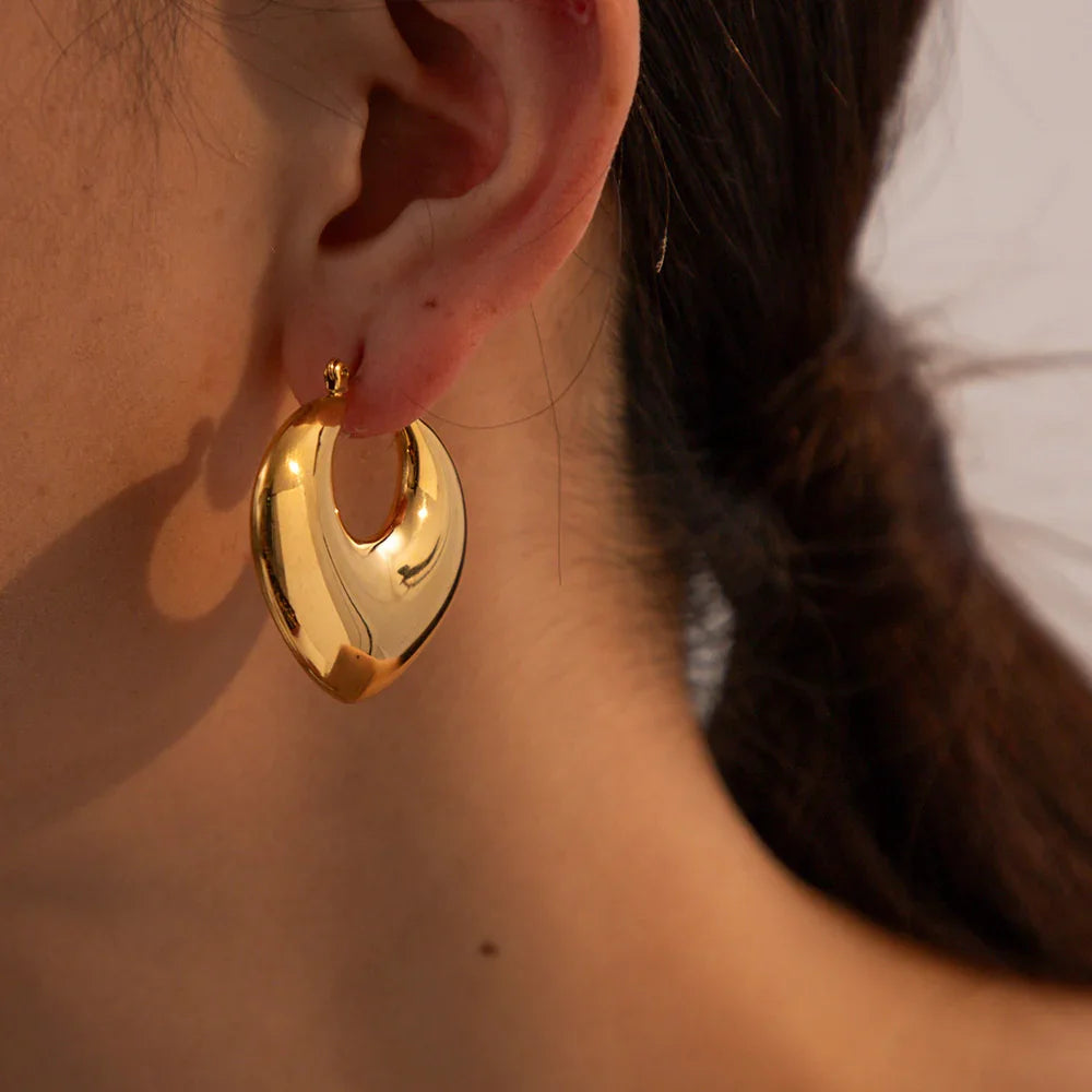 [VA]Fawn Gold Hoops