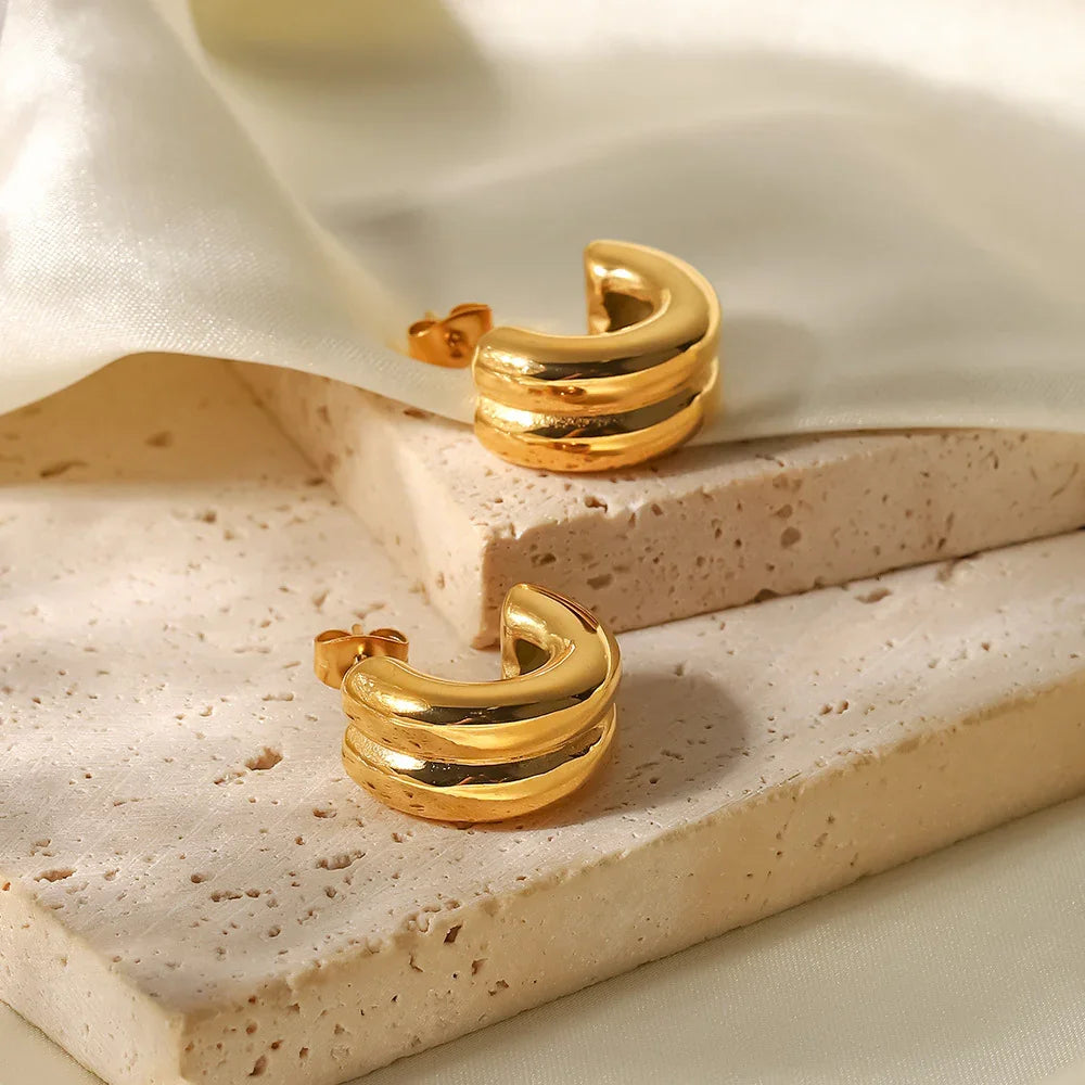 [VA]Henrietta Gold Earrings