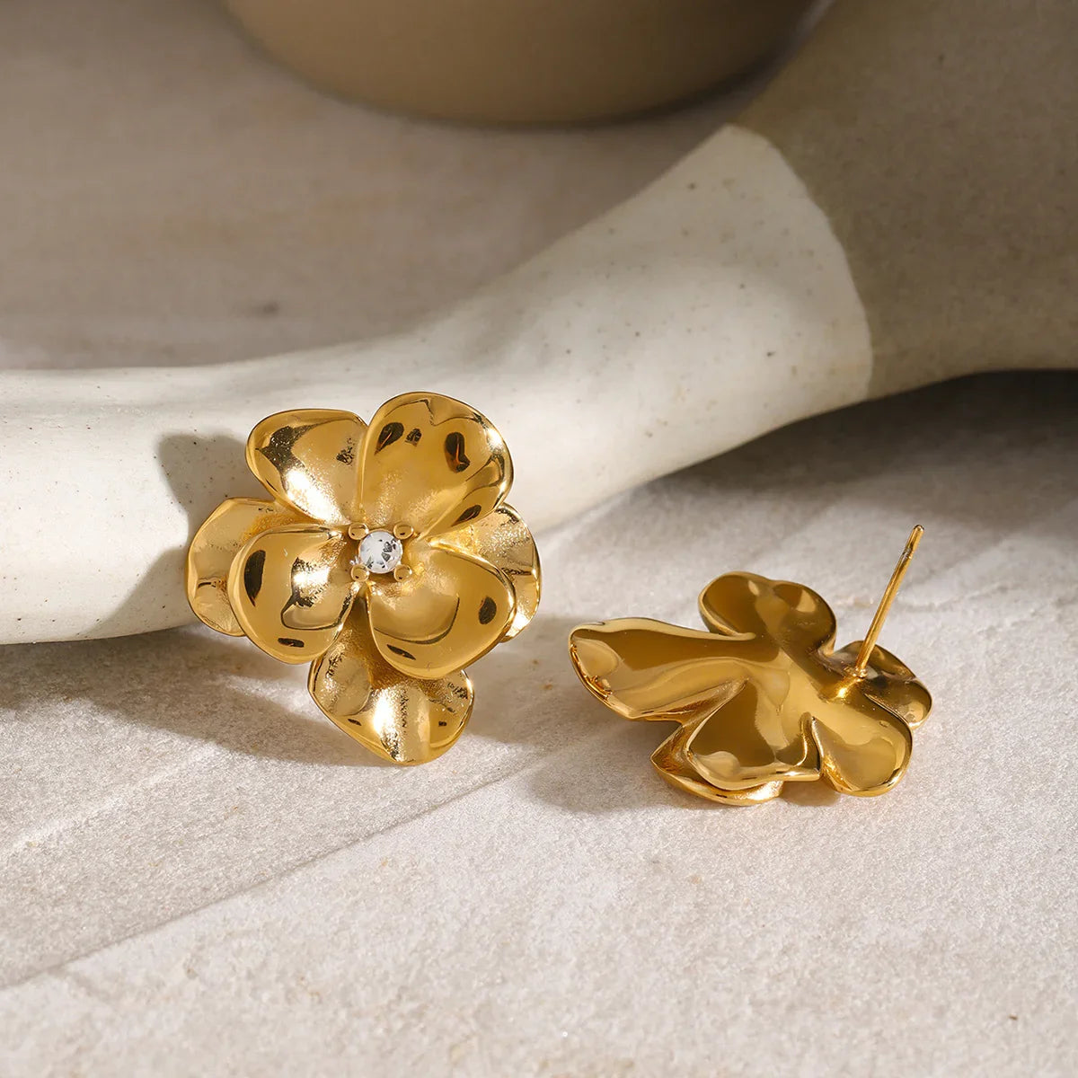 [VA]Ainsley Florale Goldohrringe