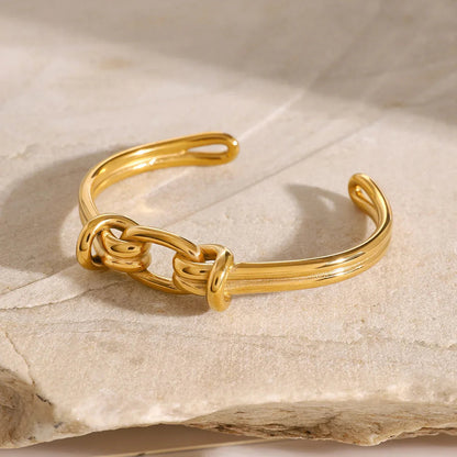 [VA]Luce Gold Knot Bangle