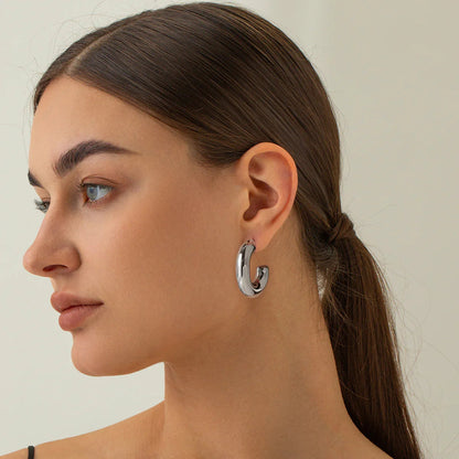 [VA]Alera Silver Hoops
