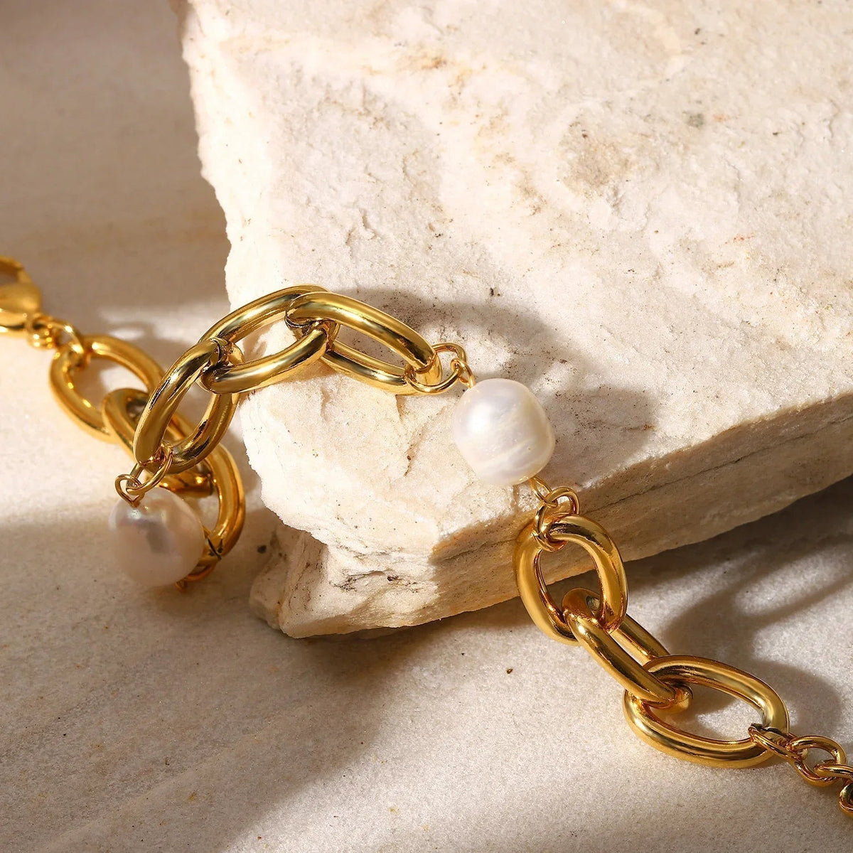 [VA]Ysabel Armband mit groben Süßwasserperlen