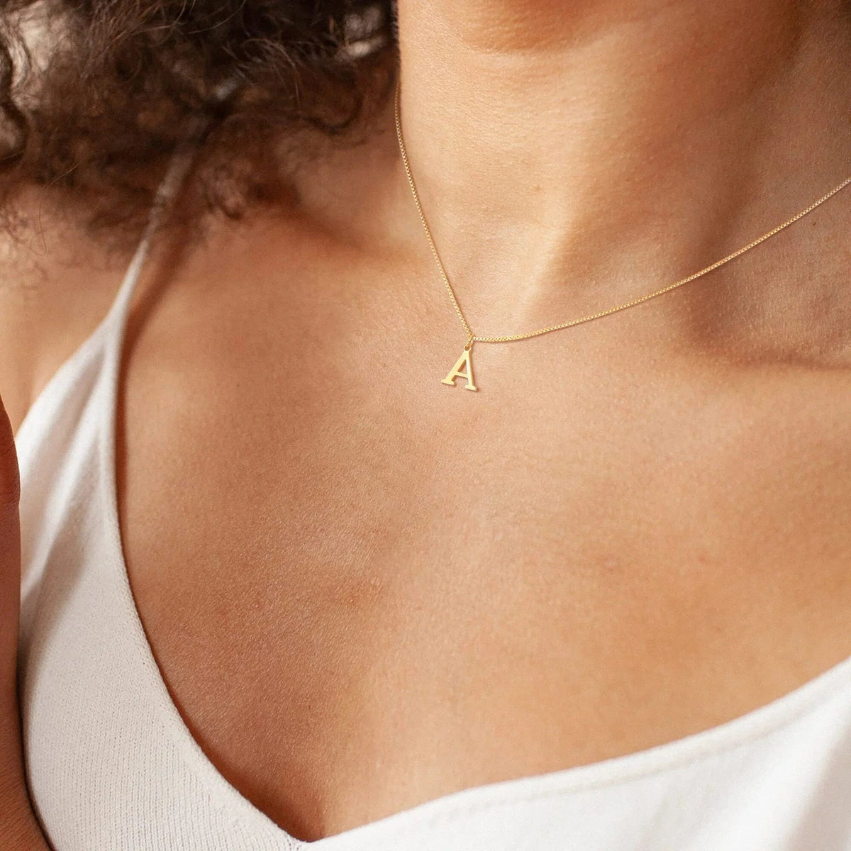 [VA]Therese Initialen-Halskette in Gold