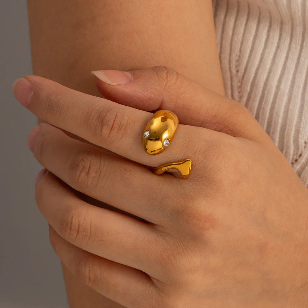 [VA]Etta Gold Serpent Ring