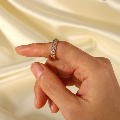 [VA]Camille Gold Patterned Ring