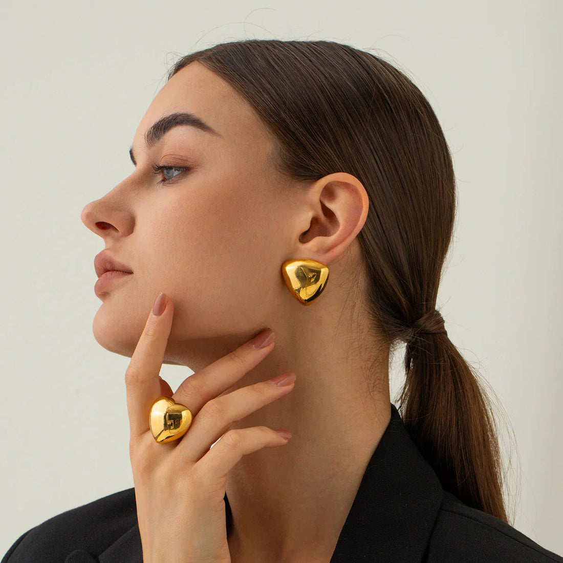 [VA]Reagan Gold Earrings