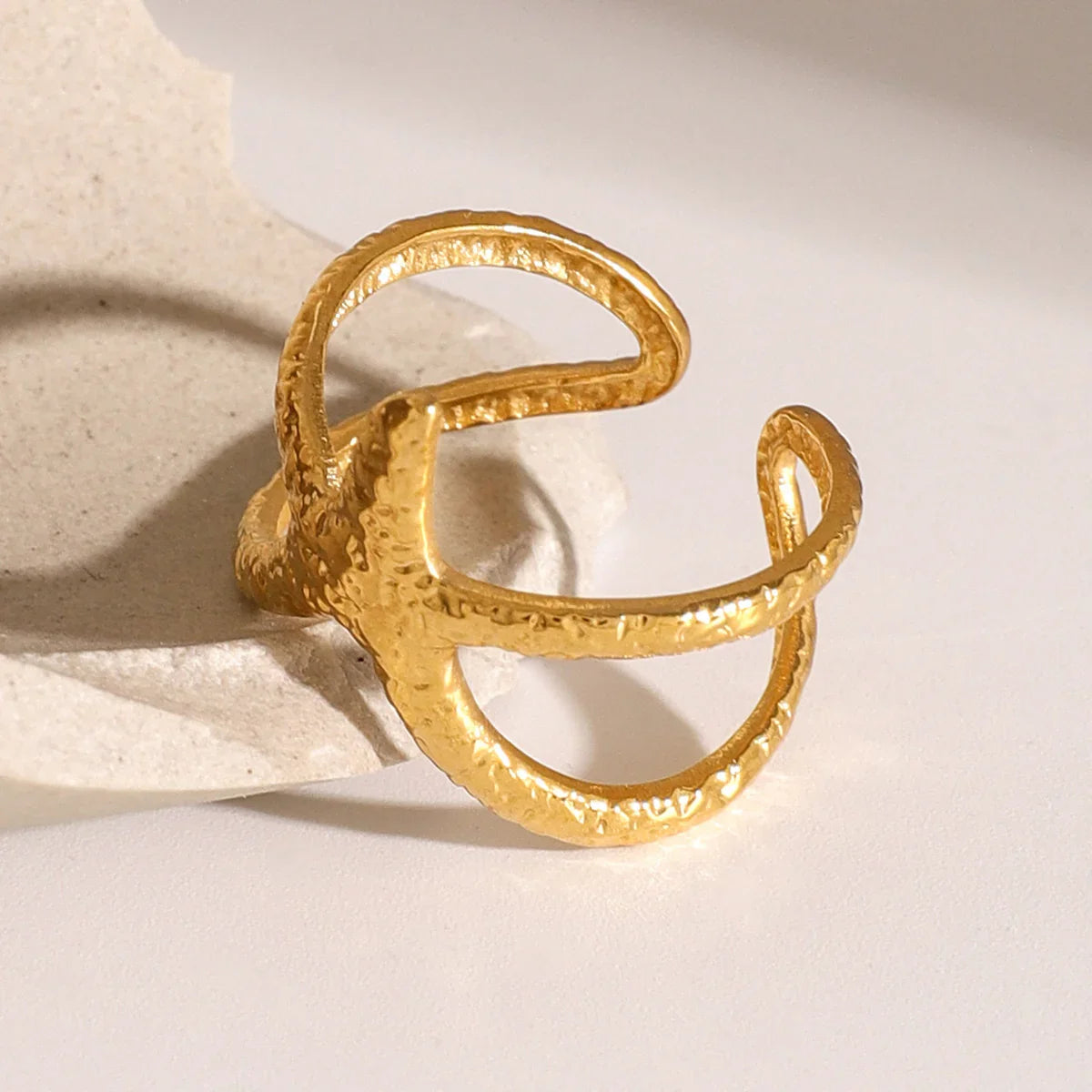 [VA]Aurelie Seestern-Ring mit Goldstern