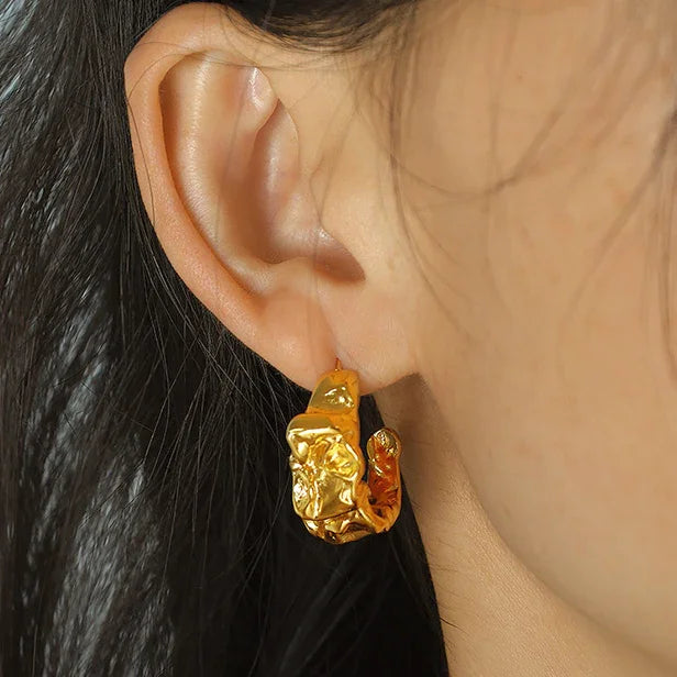 [VA]Ashley Gold Earrings