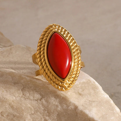 [VA]Heidi Marquise Gold Ring