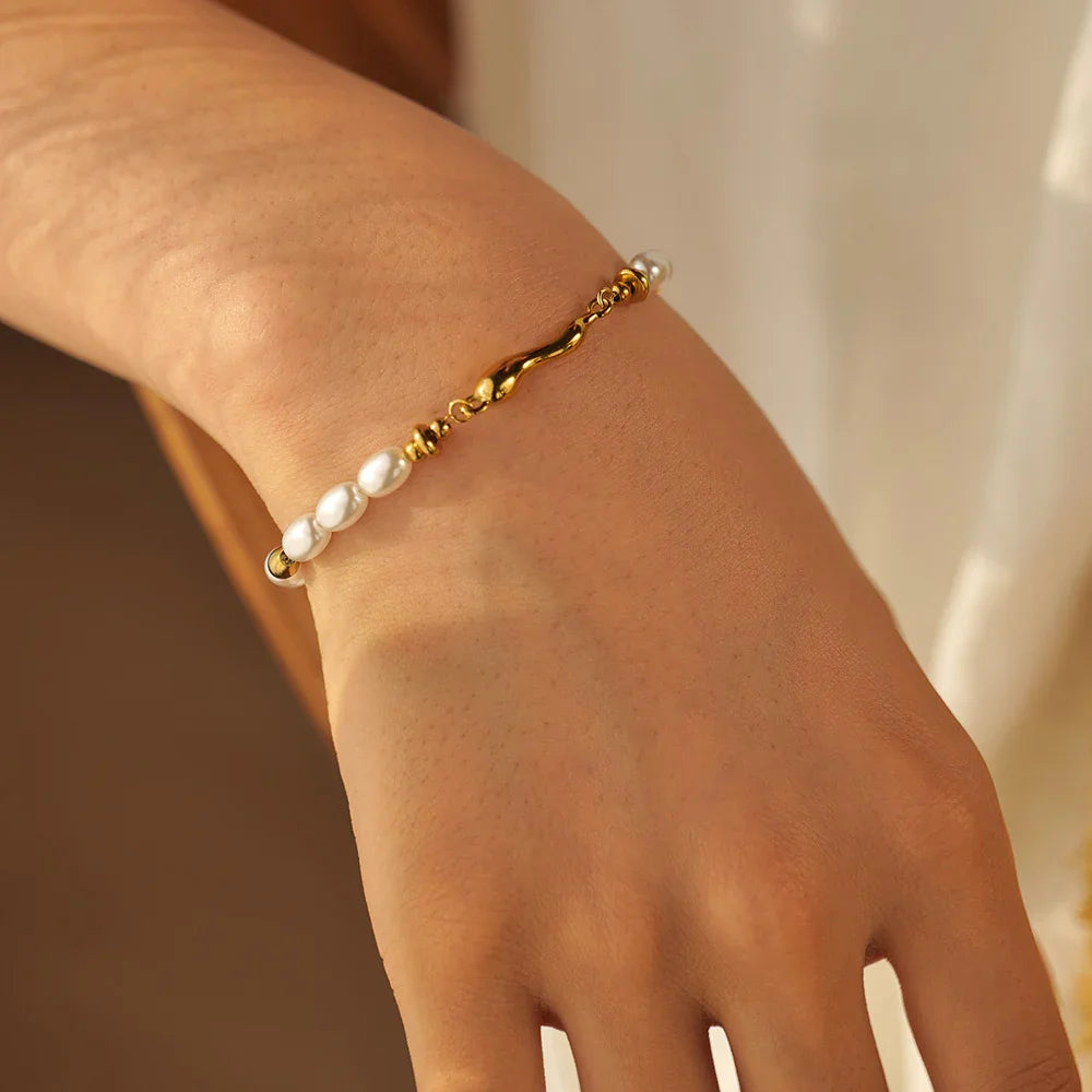 [VA]Celina Süßwasserperlenarmband