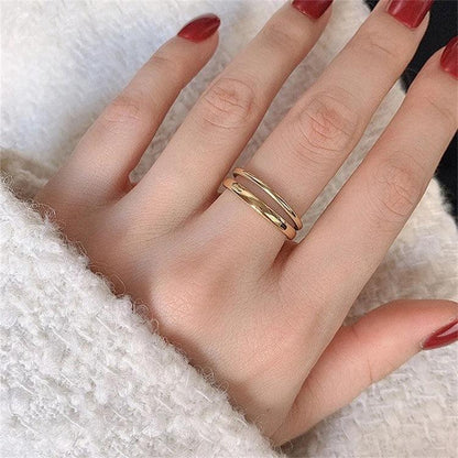 [VA]Olivia Layered Gold Ring