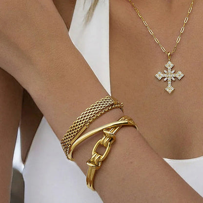 [VA]Luce Gold Knot Bangle