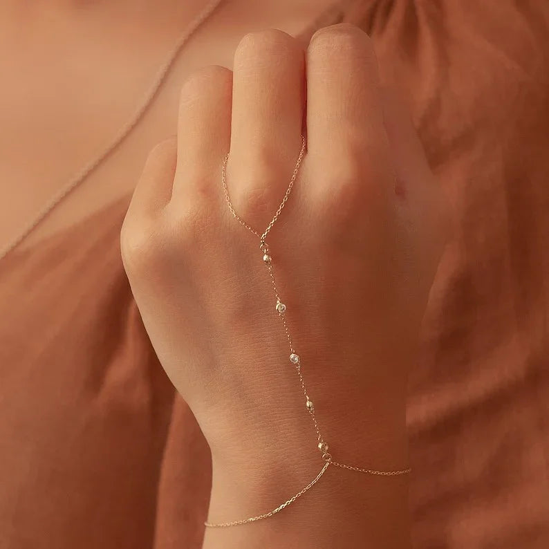 [VA]Evelyne Goldkettenarmband