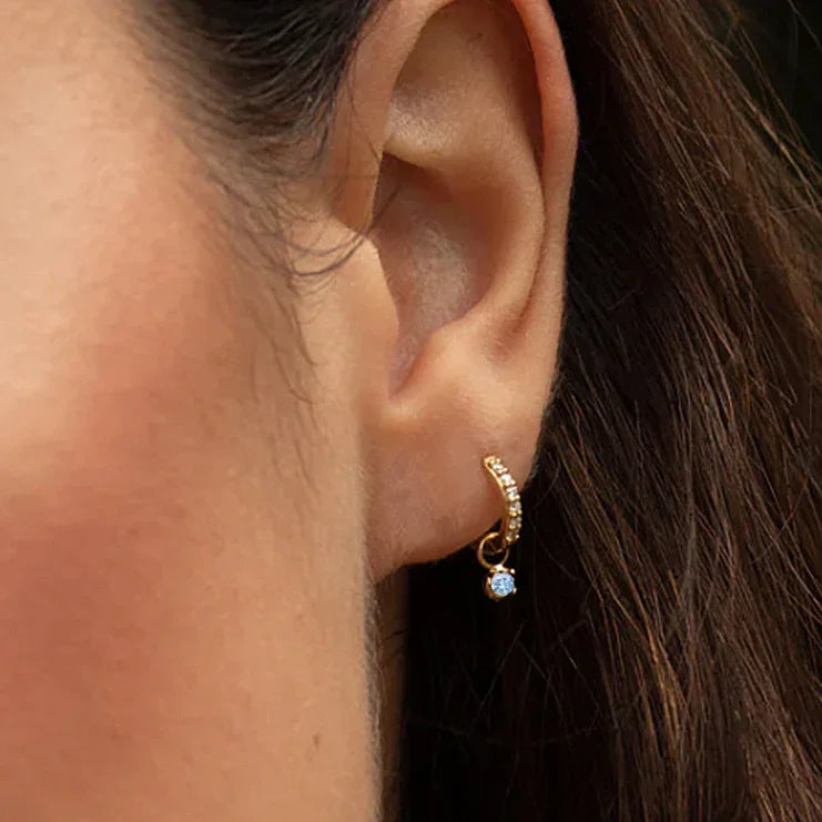 [VA]Blake Reversible Diamond Hoops