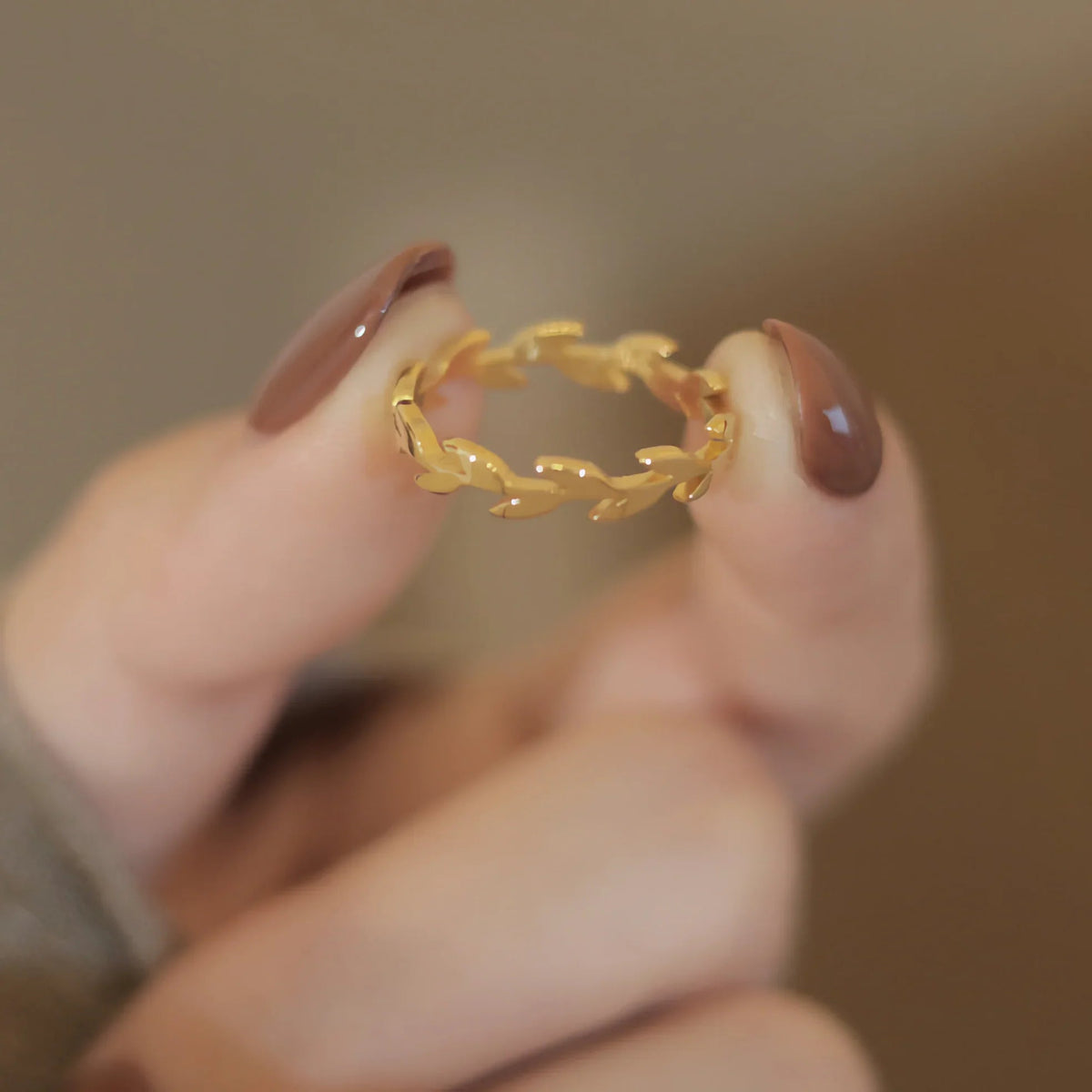 [VA]Rhea Goldener Weinrebenring