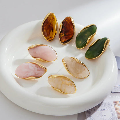 [VA]Amelise Polished Gemstone Earrings