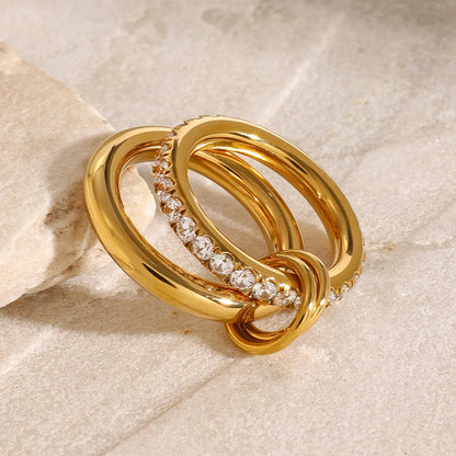 [VA]Alison Stacked Diamond Ring