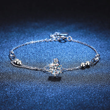 [VA]KLASSISCHES SOLITÄR-MOISSANIT-ARMBAND