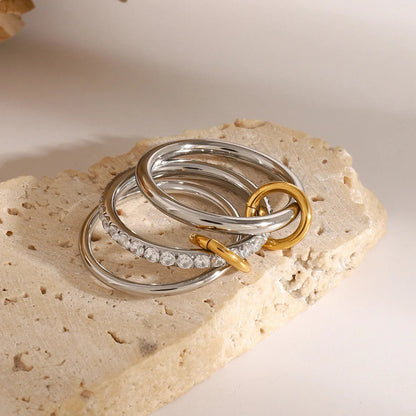 [VA]Desiree Stacked Diamond Ring