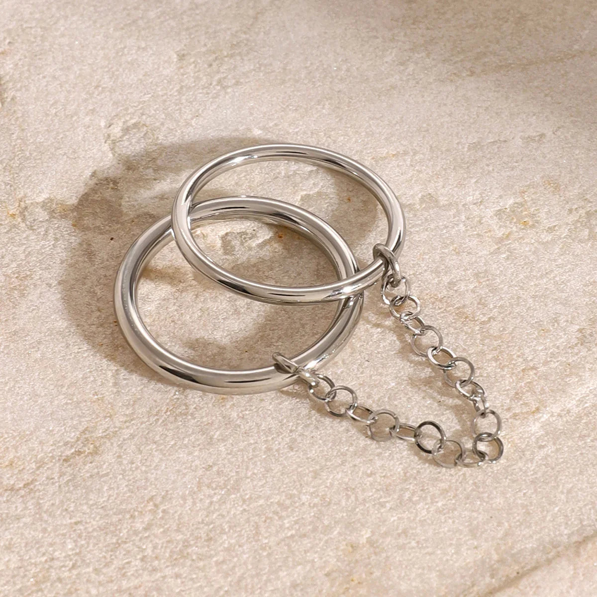 [VA]Bridget Chain Stacked Ring