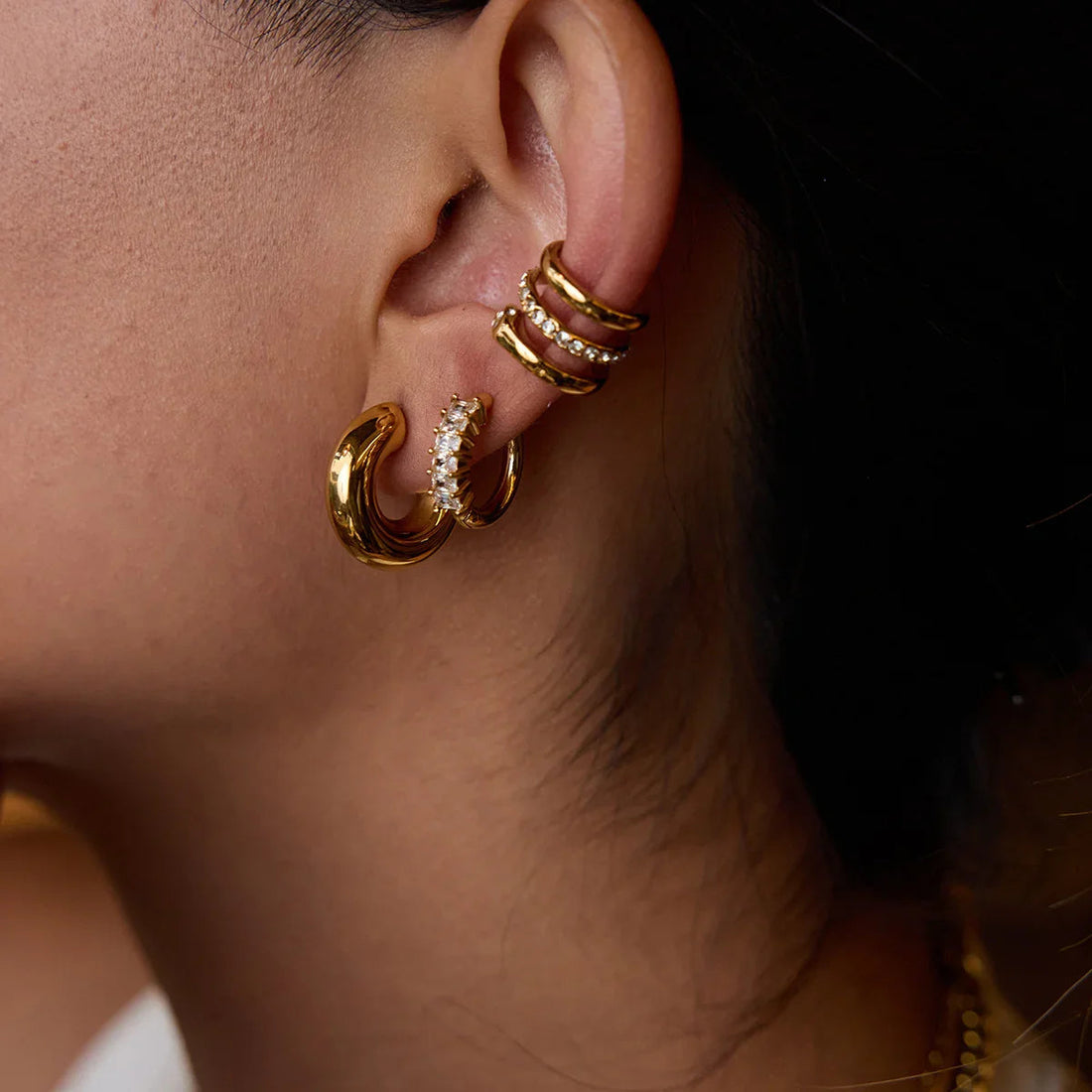 [VA]Orielle Staple Gold Earrings Bundle