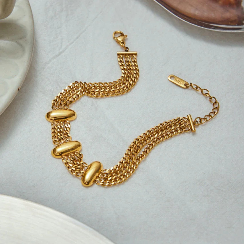 {
  "[VA]Kathleen Layered Chain Gold Bracelet": "[VA]キャスリーン レイヤードチェーン ゴールドブレスレット"
}