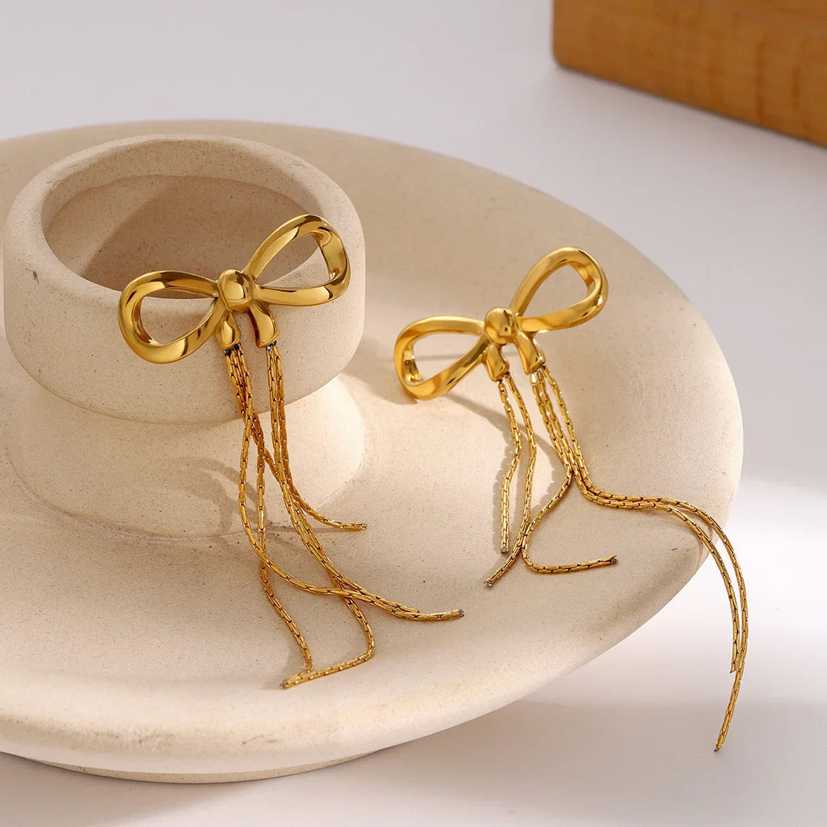 [VA]Yvette Bow Earrings