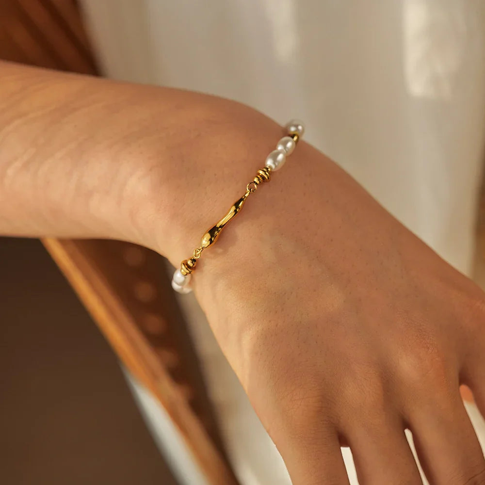 [VA]Celina Süßwasserperlenarmband