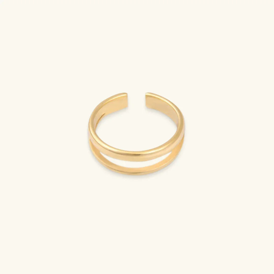 [VA]Olivia Layered Gold Ring