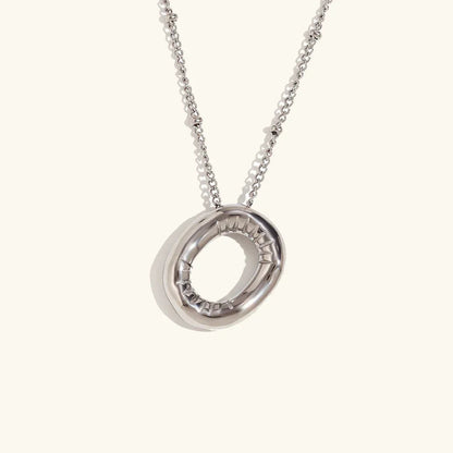 [VA]Balloon Gold Initial Necklace