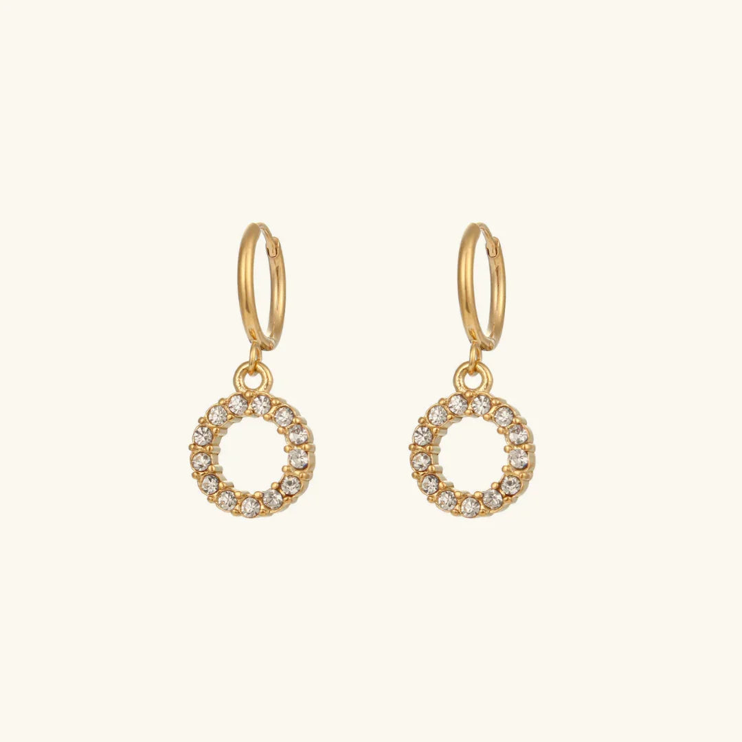 [VA]Wilhemina Initial Letter Earrings