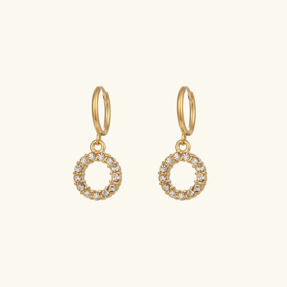[VA]Wilhemina Initial Letter Earrings