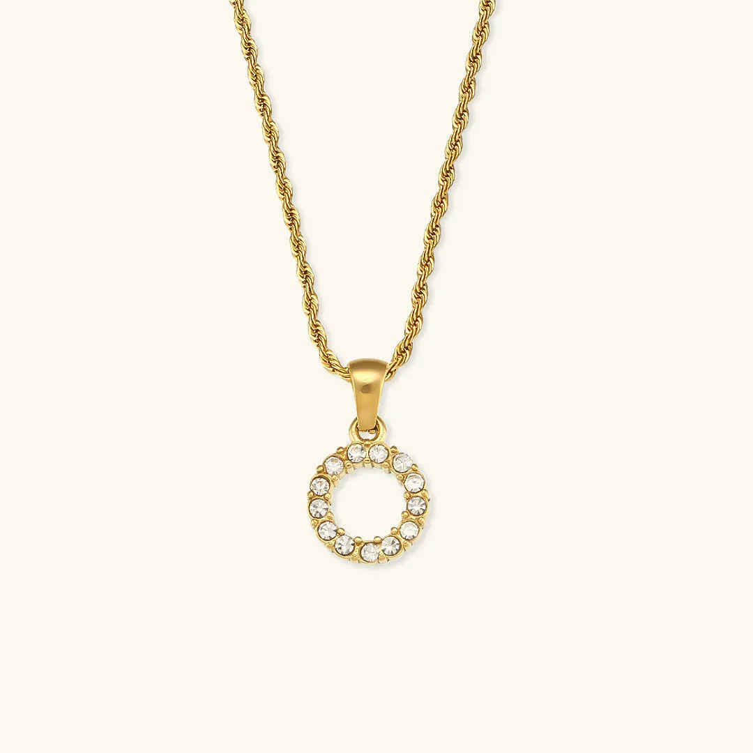 [VA]メイヴ イニシャルダイヤモンドネックレス