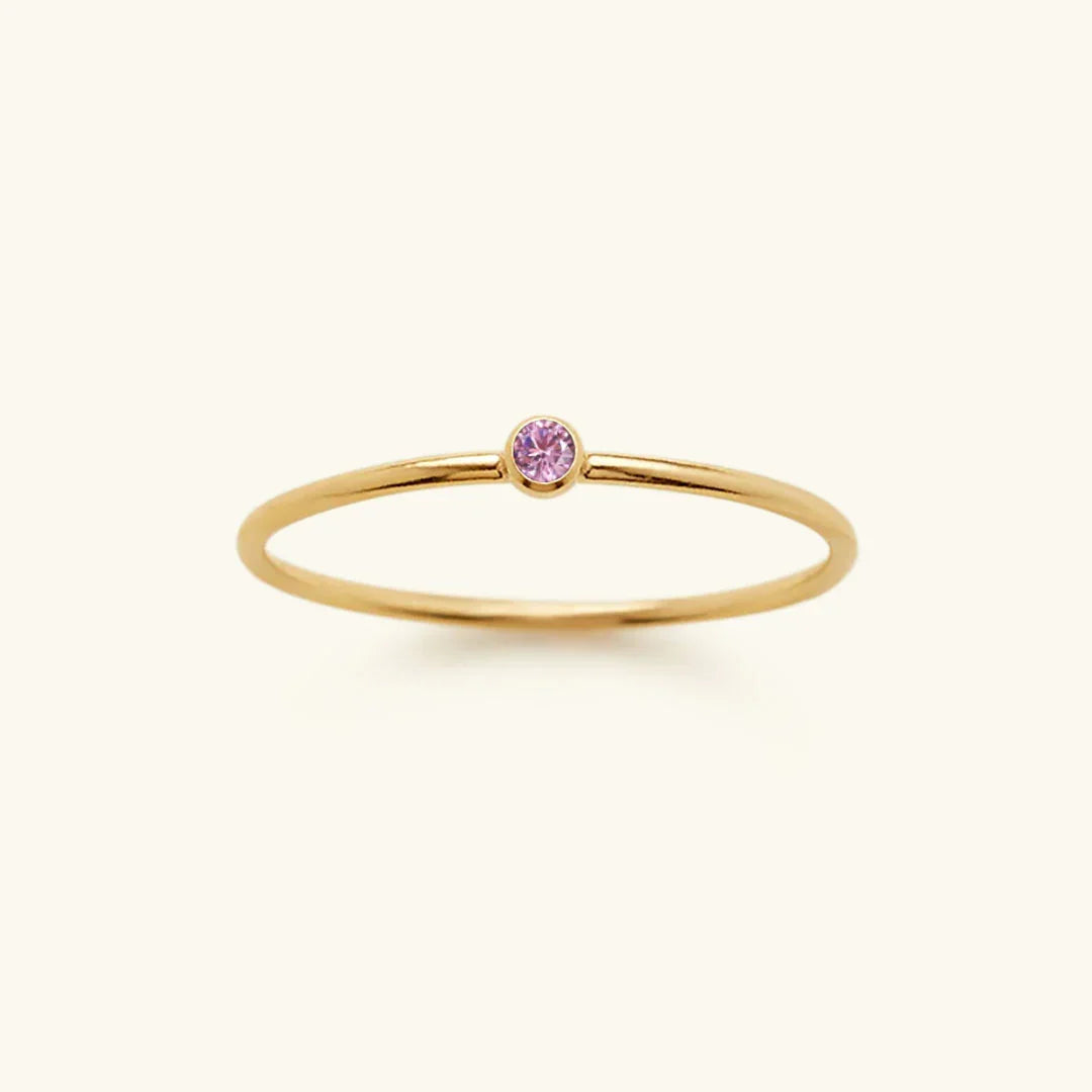 [VA]Amelia Birthstone Stacker Ring