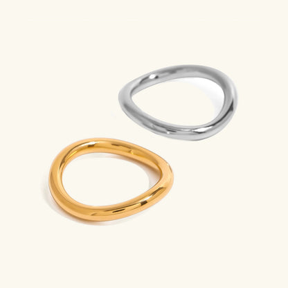 [VA]Miley Gold & Silver Layered Rings