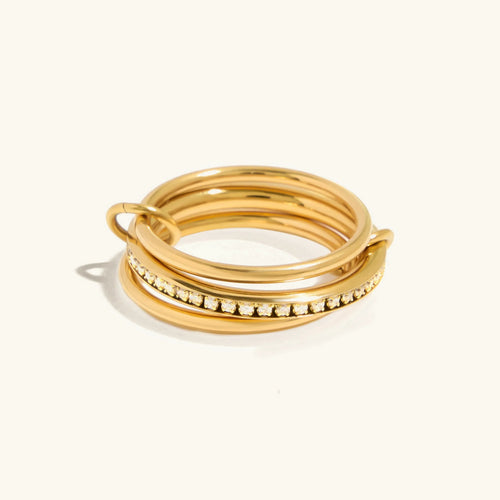 [VA]Divine Diamond Ring Stack