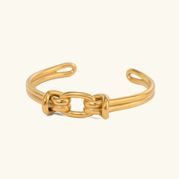 [VA]Luce Goldknoten-Armreif