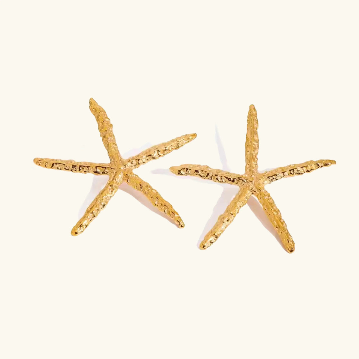 [VA]Claudia Gold Starfish Earrings