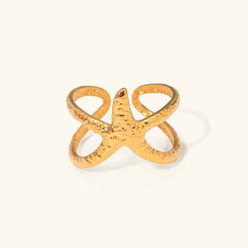 [VA]Aurelie Seestern-Ring mit Goldstern